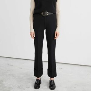 & Other Stories Tailored Kick Flare Trousers
